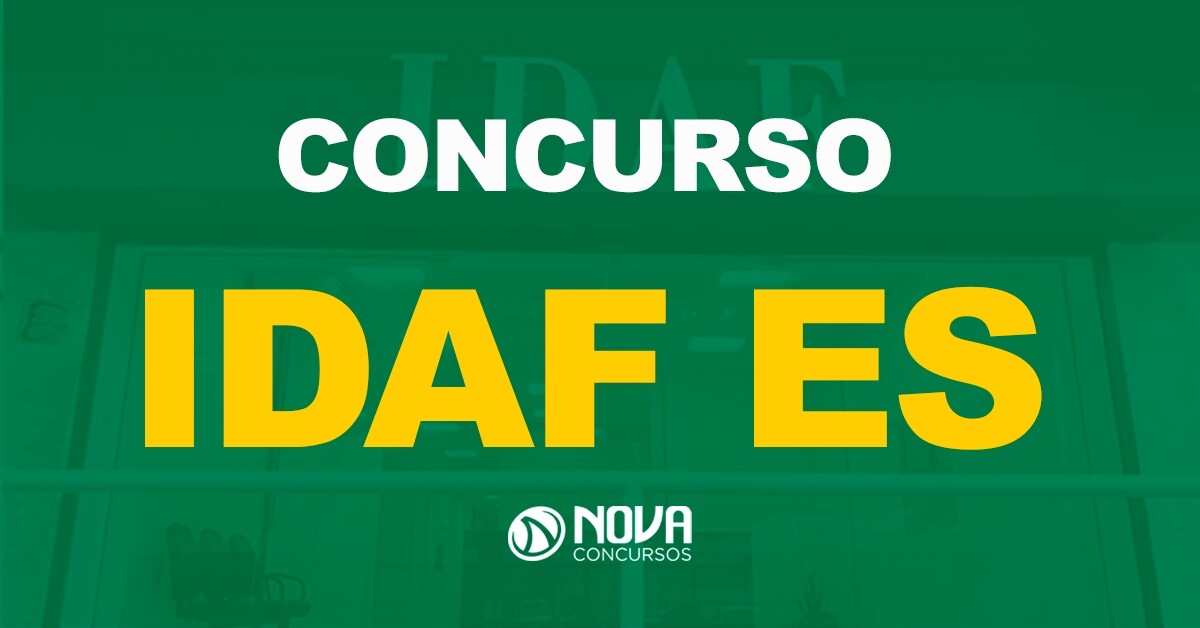 Concurso Idaf ES: Edital segue em pauta!