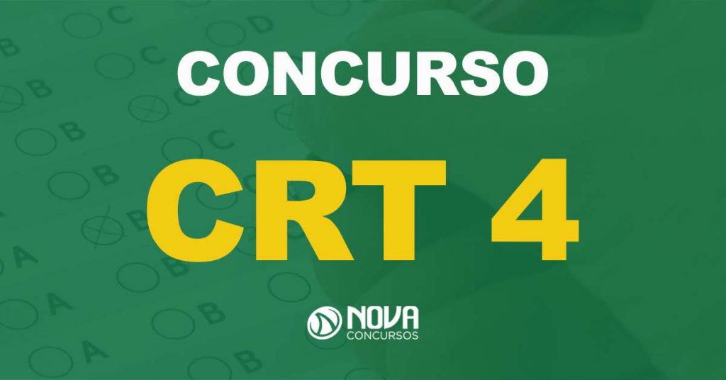 Concurso CRT 4: Novo edital já tem banca definida!