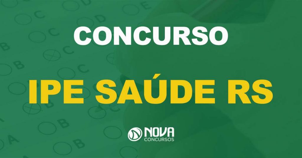 Concurso IPE Saúde RS: Edital com 98 vagas está próximo!