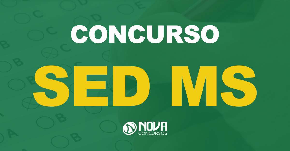 Concurso Sed MS: 722 vagas estão oficialmente autorizadas!