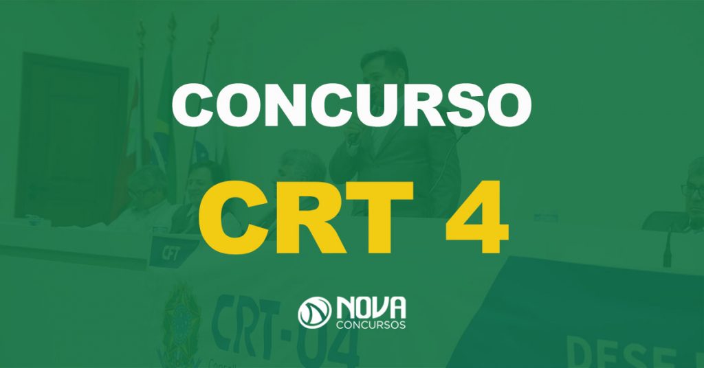 Concurso CRT 4: Provas adiadas. Confira outras alterações no edital!
