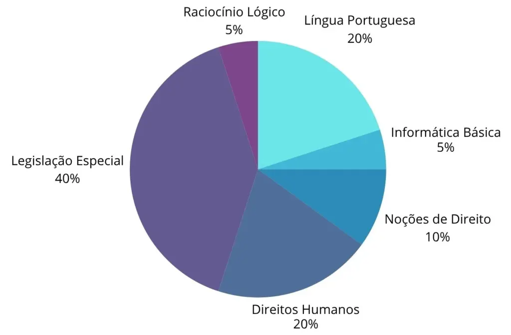 O que estudar para a prova do concurso Polícia Penal MG? 1 Disciplinas do concurso Polícia Penal MG