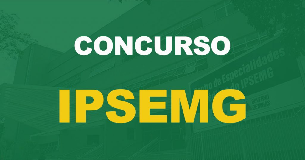 Concurso IPSEMG: Banca em novembro. Edital para níveis médio e superior!