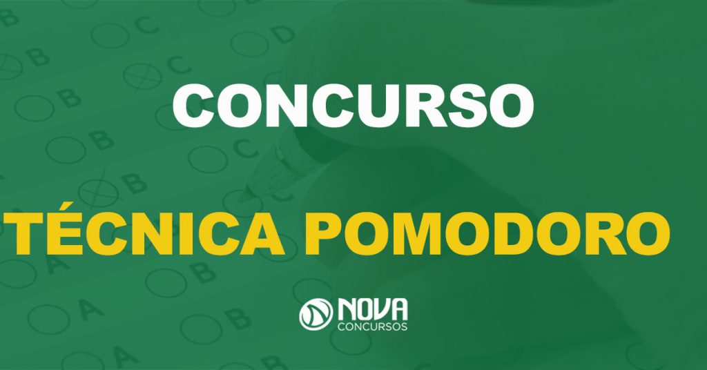 Técnica Pomodoro para Concursos!
