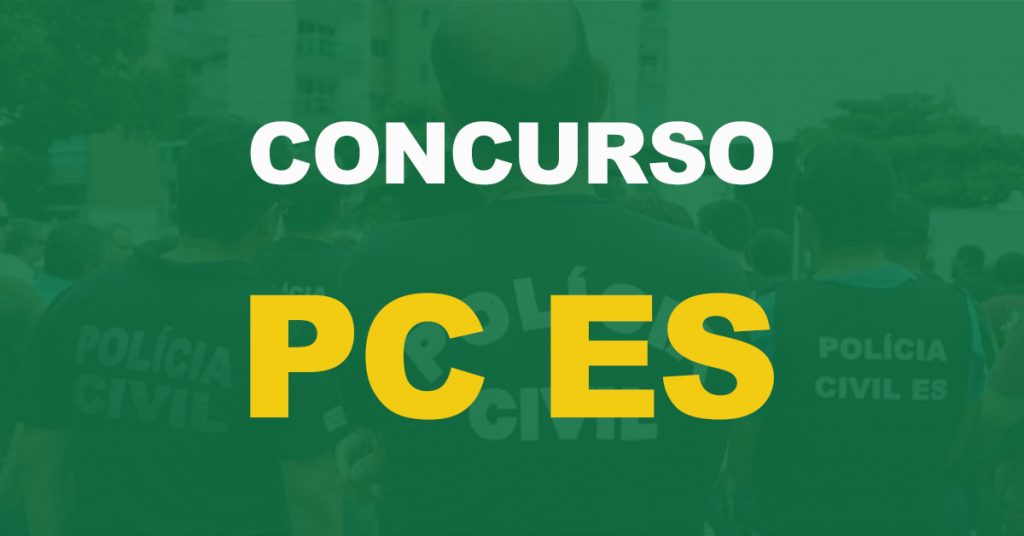 Concurso PC ES: Delegado-geral estima edital em junho!