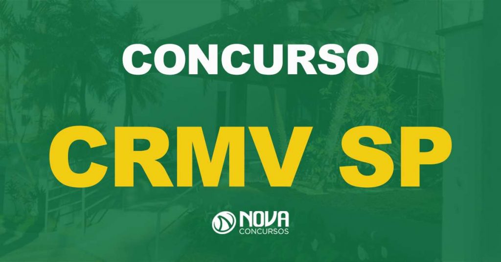 Concurso CRMV SP: Edital publicado! Salários de até R$ 9,3 mil!