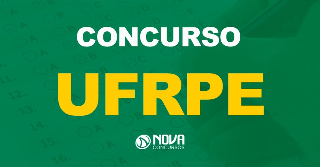 Concurso UFRPE: Saiu o edital com 98 vagas!