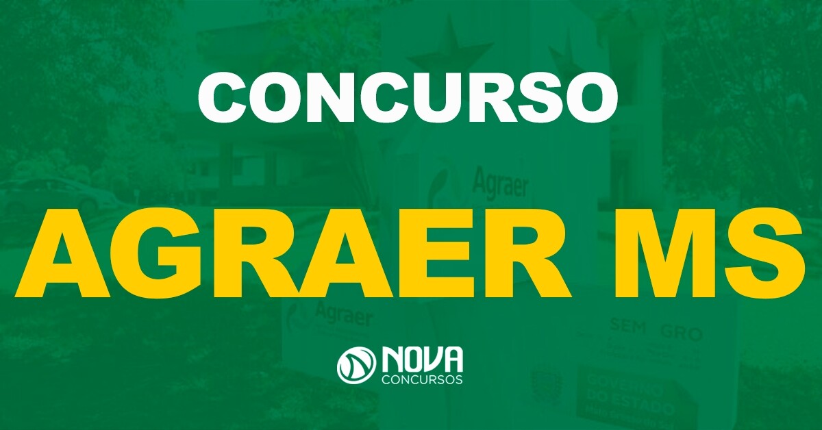 Concurso Agraer MS: Novo edital autorizado com 92 vagas!
