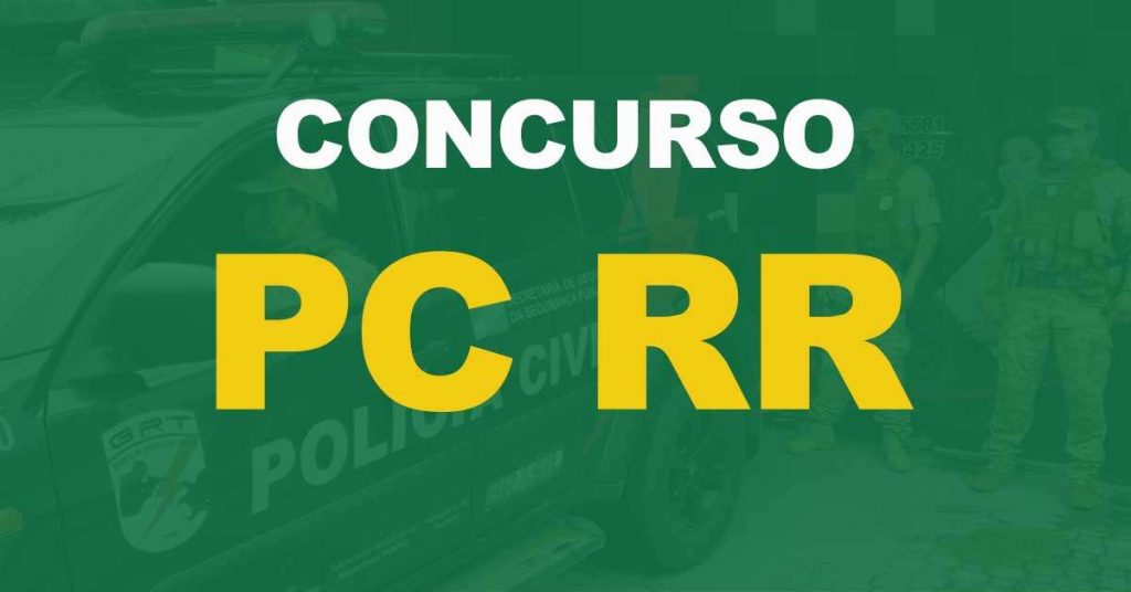 Concurso PC RR: Inscrições começam nesta quarta-feira (13). 175 vagas!