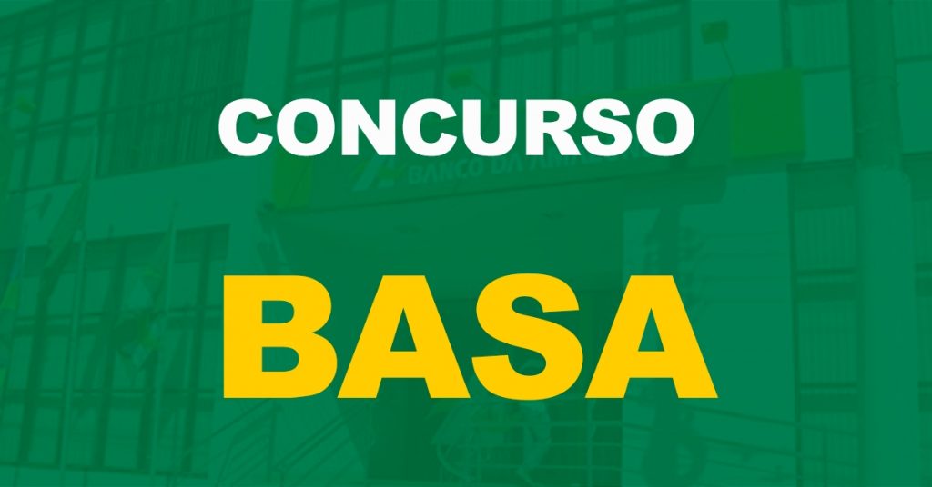 Concurso BASA: 89 mil inscritos. Prova dia 13 de março!