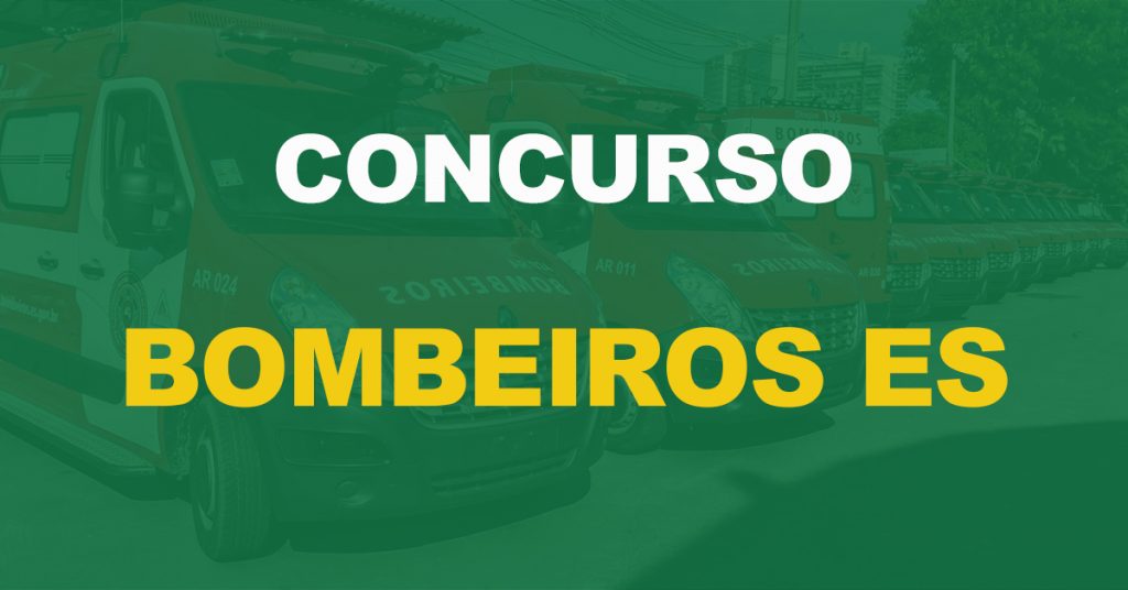 Concurso Bombeiros ES: Edital nesta quinta-feira (31)!