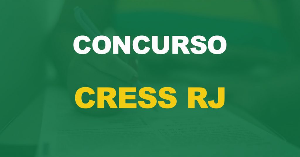 Concurso Cress RJ: Provas serão realizadas em dezembro!