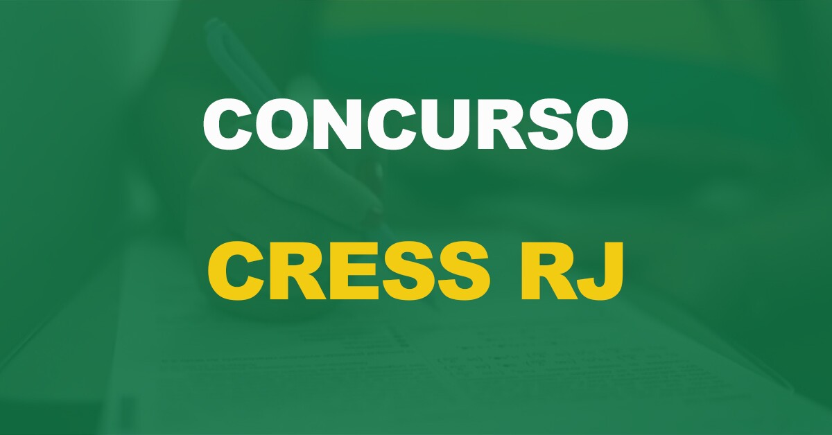 Concurso Cress RJ: Provas em dezembro!