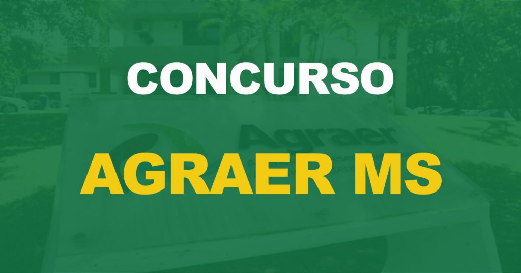 Concurso Agraer MS: Edital publicado. Salário de até R$ 6,6 mil!