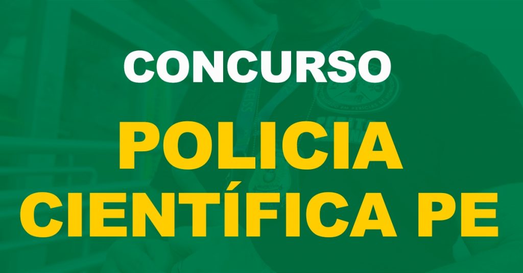 Concurso Polícia Científica PE: edital no segundo semestre, informa governador!