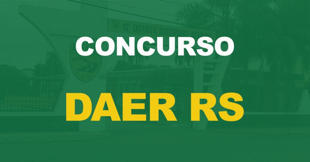 Concurso Daer RS: Banca definida para o edital de Técnico Rodoviário!