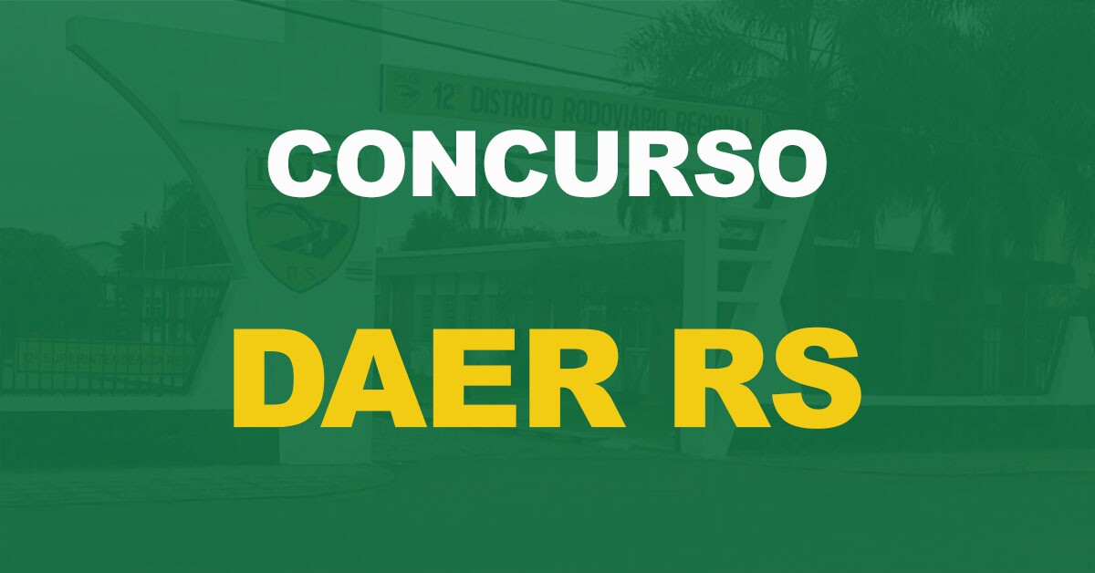 Concurso Daer RS: Banca definida para o edital de Técnico Rodoviário!