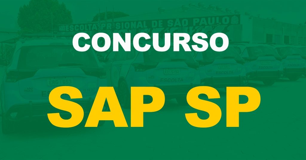 Concurso SAP SP: Edital autorizado. 1.100 vagas para Agente, nível médio!
