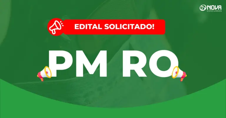 Concurso PM RO: Novo edital solicitado para Terapeuta!