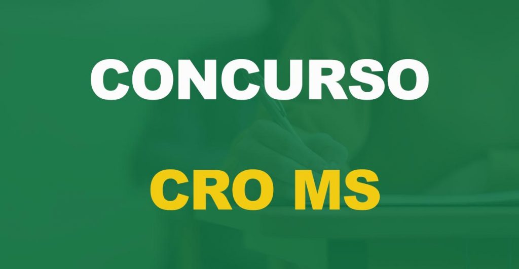 Concurso CRO MS: Edital publicado. 130 vagas para níveis médio e superior!