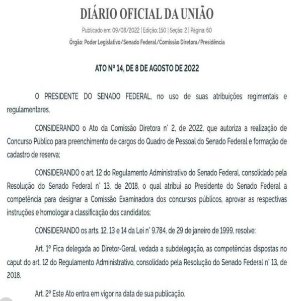 diario ofical da união