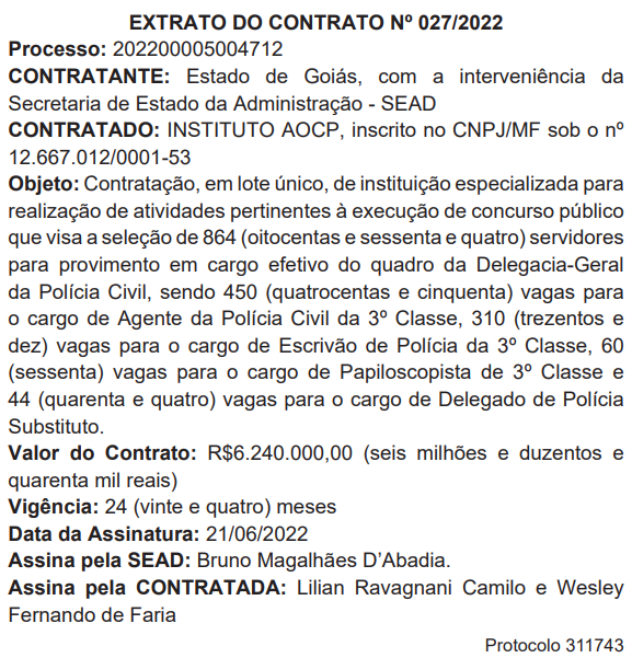 Concurso PC GO: Banca cria página do certame. Edital a qualquer momento! 2 image 337