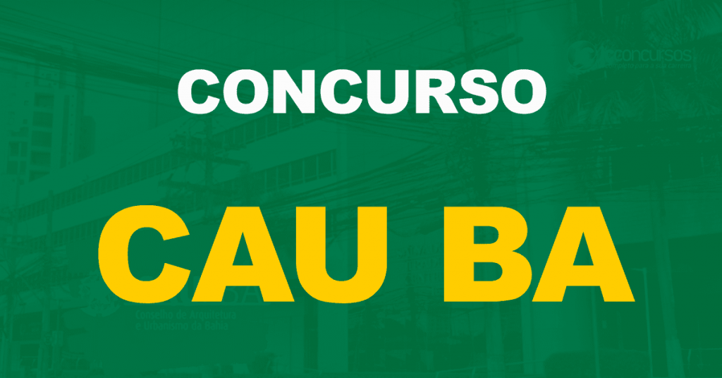 Concurso CAU BA: Banca organizadora definida!