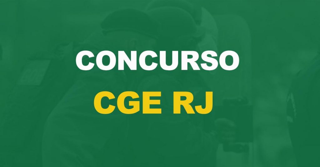 Concurso CGE RJ: Instituído grupo de trabalho para contratação da banca!