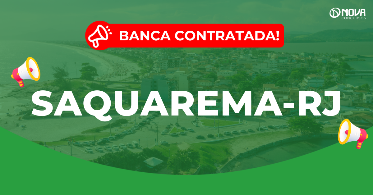 Concurso Saquarema RJ: Banca contratada! Edital iminente!