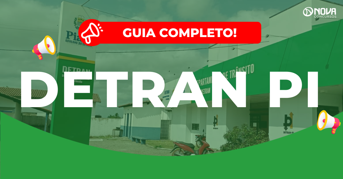 Concurso Detran PI: Autorização em dezembro! Edital previsto!