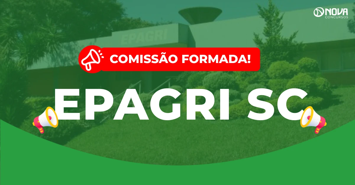 Concurso Epagri SC: Comissão formada! 40 vagas!