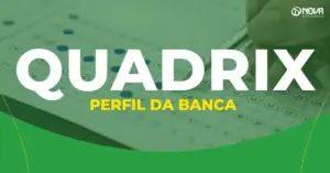 Pessoa preenchendo gabarito. Banca Quadrix.