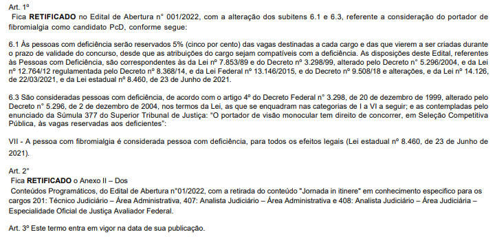 Concurso TRT AL: Inscrições até 7 de novembro! 1 edital retificado