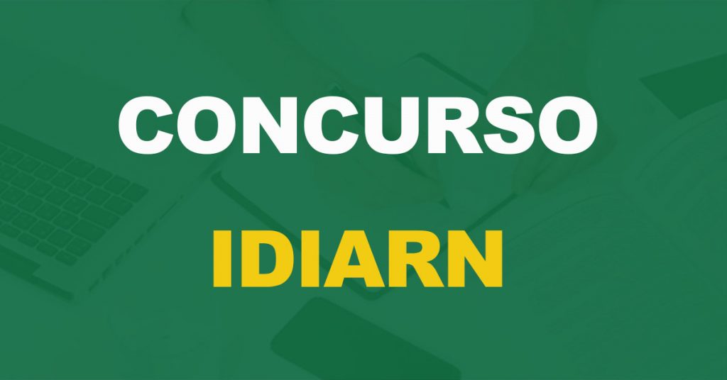 Concurso IDIARN: Comissão formada. Novo edital em breve!