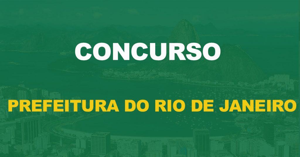 Concurso Prefeitura do Rio de Janeiro: FGV é a banca!
