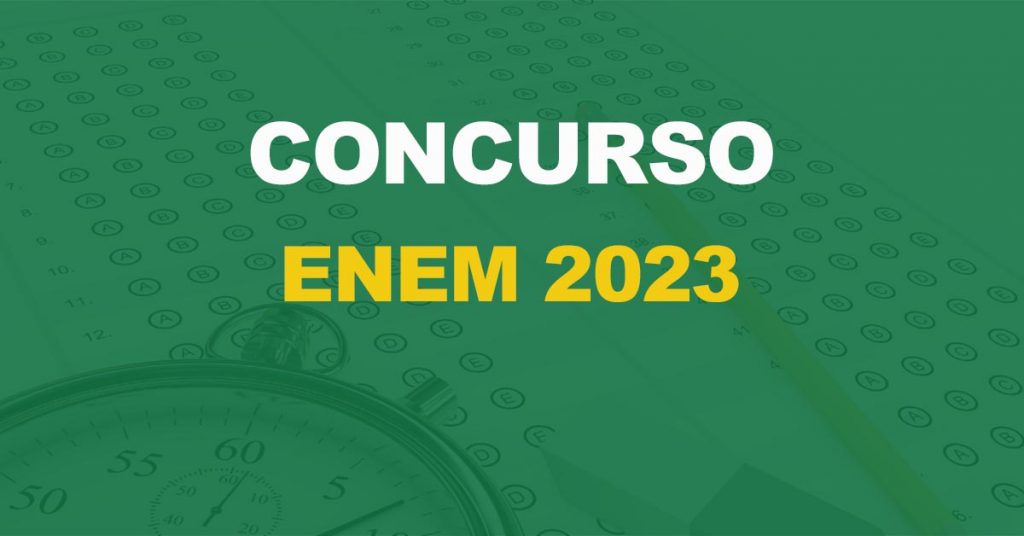 ENEM 2023: Divulgado data da prova e período de inscrições. Confira!
