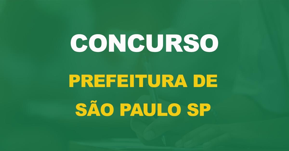 Concurso Prefeitura de São Paulo. Edital SP Regula autorizado. 150 vagas!