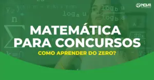 mulher estudando enquanto pensa em como aprender matemática para concursos