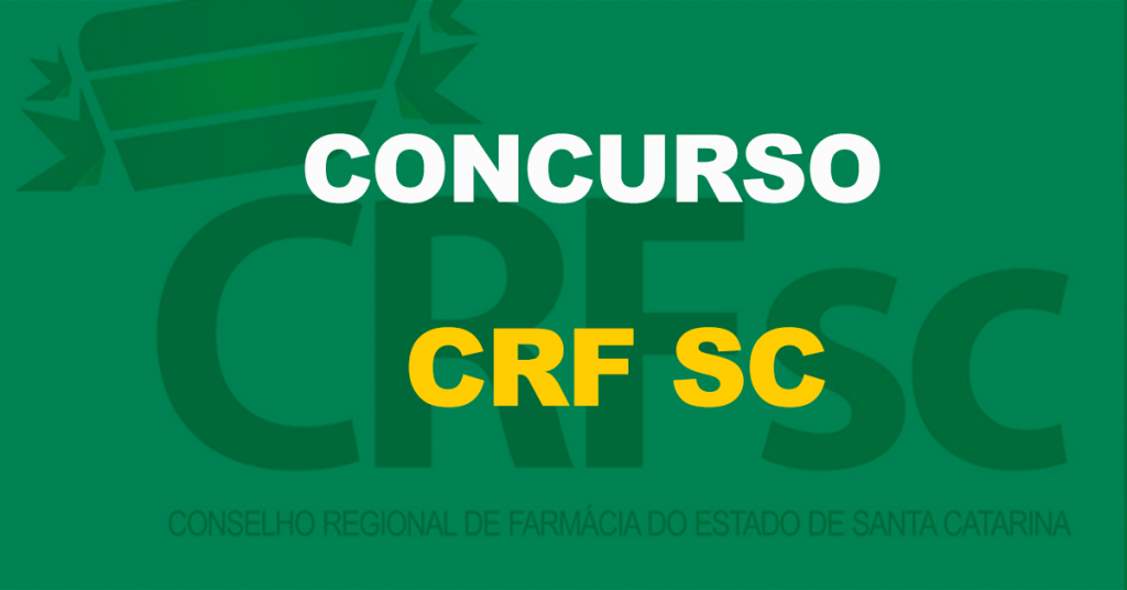 Concurso CRF SC: Edital publicado. Iniciais de até R$ 6,9 mil!