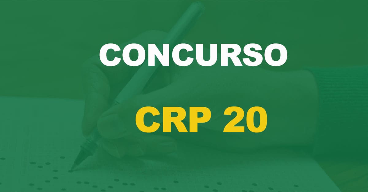 Concurso CRP 20ª região: Banca definida. Vagas para níveis médio e superior!