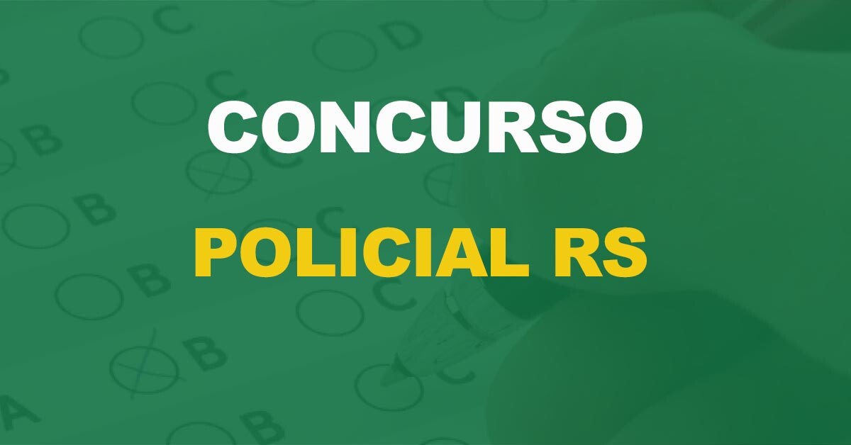 Concurso RS: governo anuncia chamada de 1.331 aprovados na Segurança