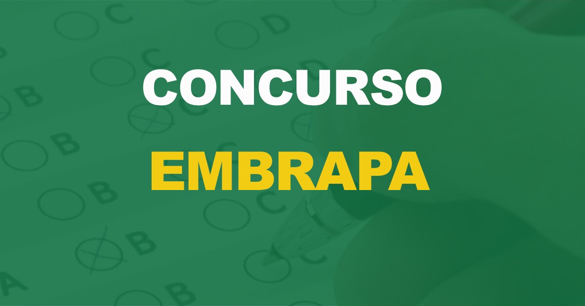 Concurso Embrapa: Edital já está sendo discutido, informa presidente do órgão!
