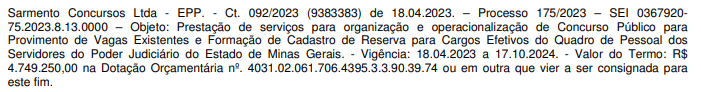 Concurso TJMG: Edital para Oficial, nível médio, a qualquer momento! 1 estrato tjmg