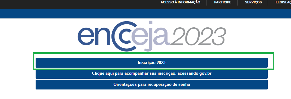 Encceja 2023: Inscrições abertas. Confira o passo a passo de como participar! 1 inscricao 2023 1