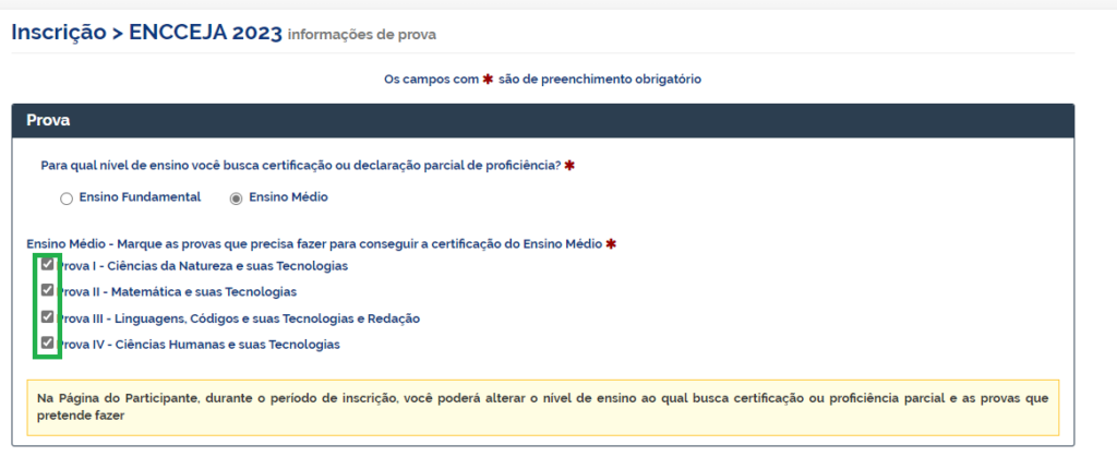 Encceja 2023: Inscrições abertas. Confira o passo a passo de como participar! 3 inscricao 2023 terceira etapa
