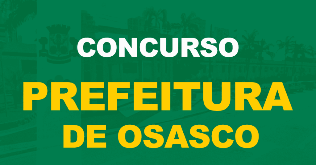 Concurso Prefeitura de Osasco: Inscrições abertas. 150 vagas para Técnico de Enfermagem!