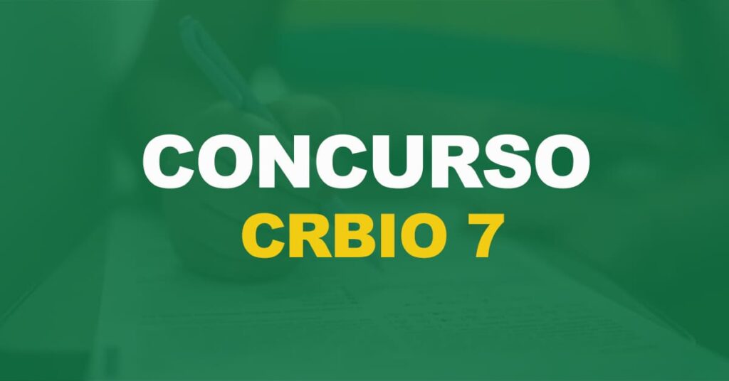 Concurso CRBIO 7: Edital publicado para nível médio e superior!
