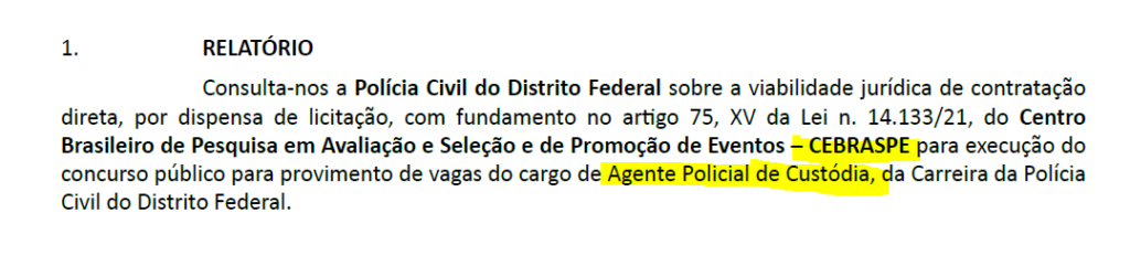 Concurso PC DF: Confira quanto ganha um Agente de Custódia! 2 image 1
