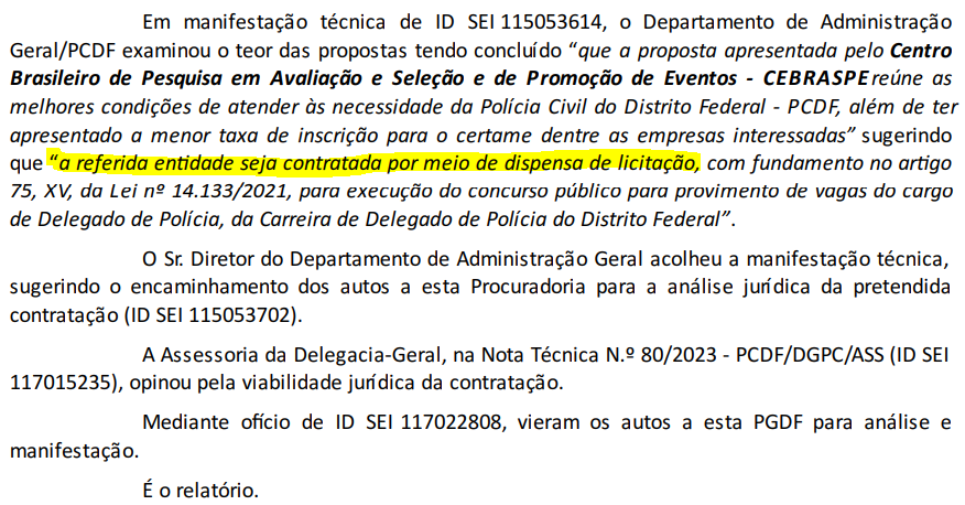 Concurso PCDF Delegado: 80 vagas! Banca organizadora definida! 1 image 11
