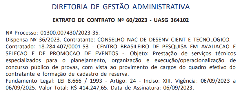 Concurso CNPQ: Edital iminente com 50 vagas para Analista! 1 unnamed